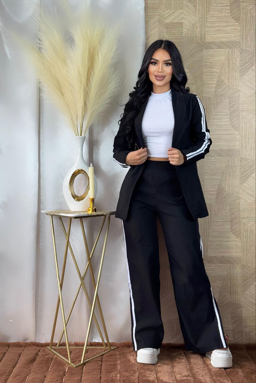 C25110 conjunto trio blazer bengalina strech