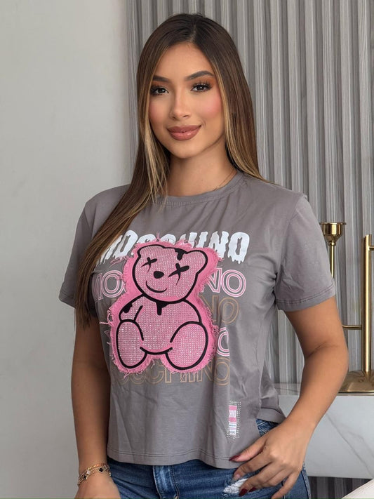 B25017  Blusa bordada en alto reieve